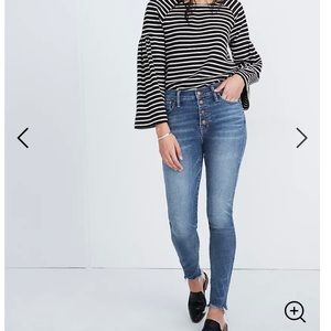 10" High-Rise Skinny Jeans in Cordova Wash